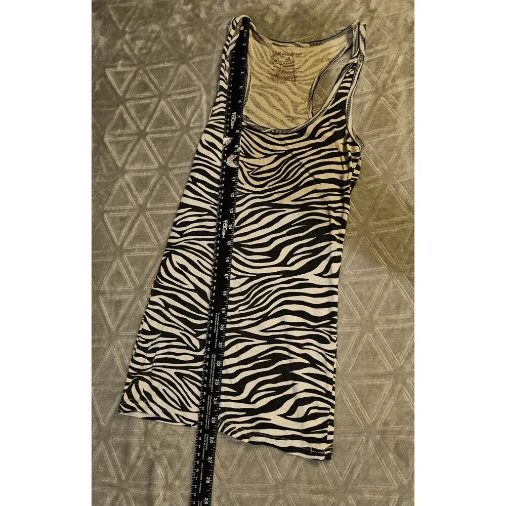 Zebra Print Tank Top Women’s Size Medium